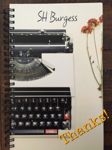 Writing notebook from a friend