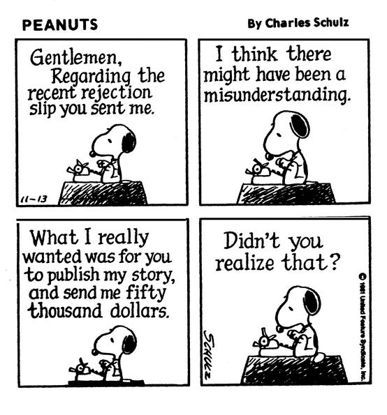 Peanuts Cartoon by Charles Schulz